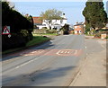 Warning sign - pedestrians, Much Dewchurch in HR2 8FG