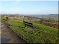 Benches on Anick village green in NE46 4LQ