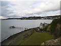 Disused pier at Forth View Aberdour in KY3 0TJ