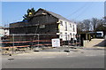 Fenced-off building, Bynea in SA14 9PX