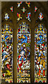 Stained glass window, St Swithin's church, Pyworthy in EX22 6JZ