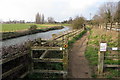 Footpath by the Ivel in SG18 0NA
