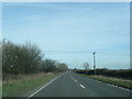 A422 eastbound near Bedlam Copse in MK19 6DF