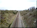 Railway towards Cambridge in Great Wilbraham