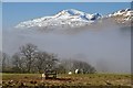Sheep pasture and mountain in PH15 2HR