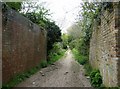 Old railway bridge approaching Stamford in Stamford St. George's Ward