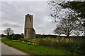 Panxworth: All Saints Church tower (disused) in NR13 6JF