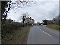 Approaching Guilden Sutton from the South along Wicker Lane in CH3 7HN