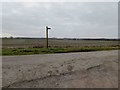 Bridleway sign on Roxby Causeway in DN15 9QZ
