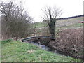Footbridge over Calow Brook in S44 5XH