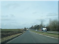 A5 northbound nearing White House Farm in LE17 5BQ