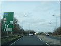A5 at Logix Park roundabout, Hinckley in LE10 3EE