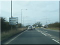 A5 northbound at Nuneaton Lane roundabout in CV13 6AB