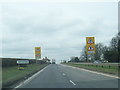A5 northbound at Grendon village boundary in CV9 2PE