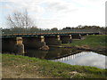 Railway bridge over the Maxey Cut near Peakirk in PE6 7NT