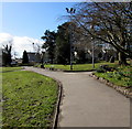 Path through Argyll Gardens, Gorseinon in SA4 4XP