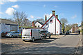 Steeple Morden: garage and post office on Cheyney Street in Steeple Morden