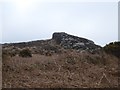 Rock outcrop at west end of Rosewall Hill in TR26 3BL