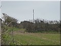 Communications mast near Trannack in TR18 3BN