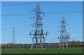 Electricity pylons near Staythorpe Power Station in NG23 5RG