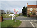 Crossroads in High Catton village in YO41 1EG