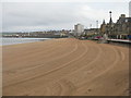 Groomed beach at Portobello in EH15 2QU