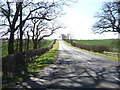 Minor road towards Eversholt in MK17 9EA