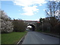 Railway bridge over Westoning Road, Harlington in LU5 6NY