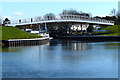 The Millennium footbridge at Farndon Marina in NG24 3SX