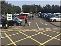 Car park at Fleet Services in RG27 8BJ