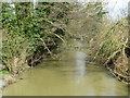 Great Stour from Pickelden Lane bridge in CT4 8AB