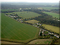 Great Hallingbury from the air in CM22 7TL