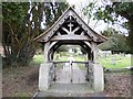 St Mary, Aldermaston: lych gate in RG7 4LR