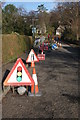 Roadworks, Tannoch Drive in G62 8NA