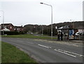 Bridgend Road bus stop and shelter, Newton in CF36 5NG