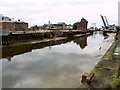 The tidal River Hull between Drypool and North Bridges in HU1 3DG
