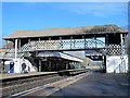 Ruislip tube station - platforms and footbridge in HA4 7BP