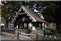 Lych gate at St John the Baptist Church in ST9 0BB
