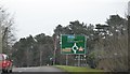 Approaching a roundabout, A24 in RH4 1PL