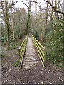 Footbridge over stream between Brooklands and Brighton Roads in RH11 9RT