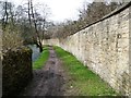 Southern boundary wall, Brimscombe Port in GL5 2TE
