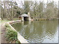 Boat House on Douster Pond in RH11 8GH
