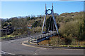 Jackfield Free Bridge over the River Severn in TF7 5SX