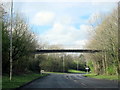 Footbridge Over Windmill Drive Hunt End Redditch in B97 5UW