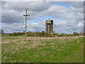 Droitwich Water Tower from Tagwell Open Space in WR9 7HB