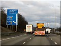 M1  northbound  junction  21  for  M69 in LE19 4DB