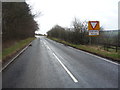 Langley Lane approaching the junction with the A691 in DH7 9TS