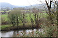 River Usk at Llanwenarth Hotel in NP8 1EP