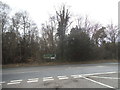 Copthorne Common Road at the junction of Borers Arms Road in RH10 3SL