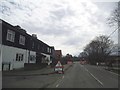 Minor road works on Copthorne Bank in RH10 3SL